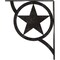 Ekena Millwork Austin Wrought Iron Bracket, (Single center brace), Antiqued Silver 1 1/2"W x 12"D x 15"H BKTM01X12X15SAUASV - alternate 2